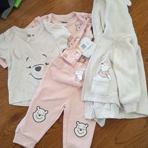 Minnie the Pooh matching kids set